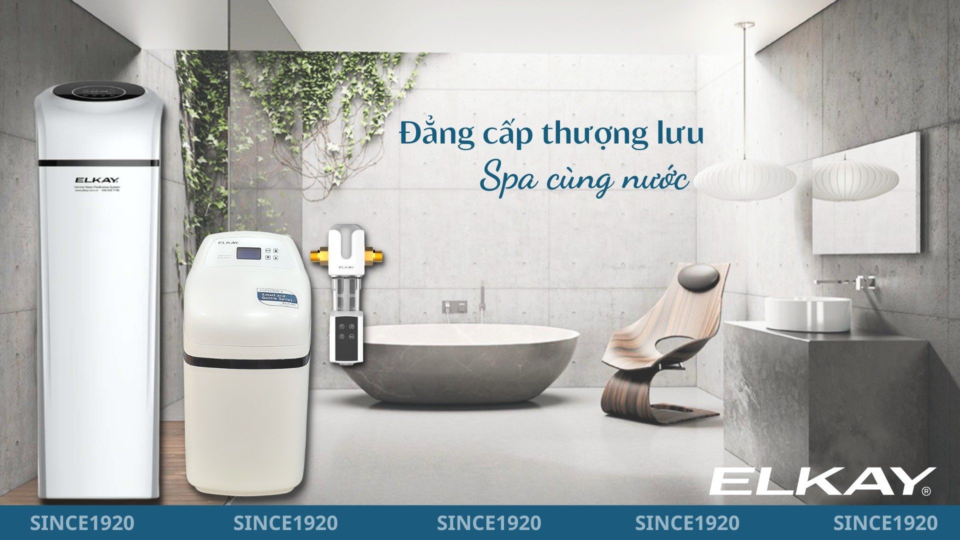 ELKAY cung cấp hệ thống lọc nước tổng đầu nguồn tốt nhất hiện nay