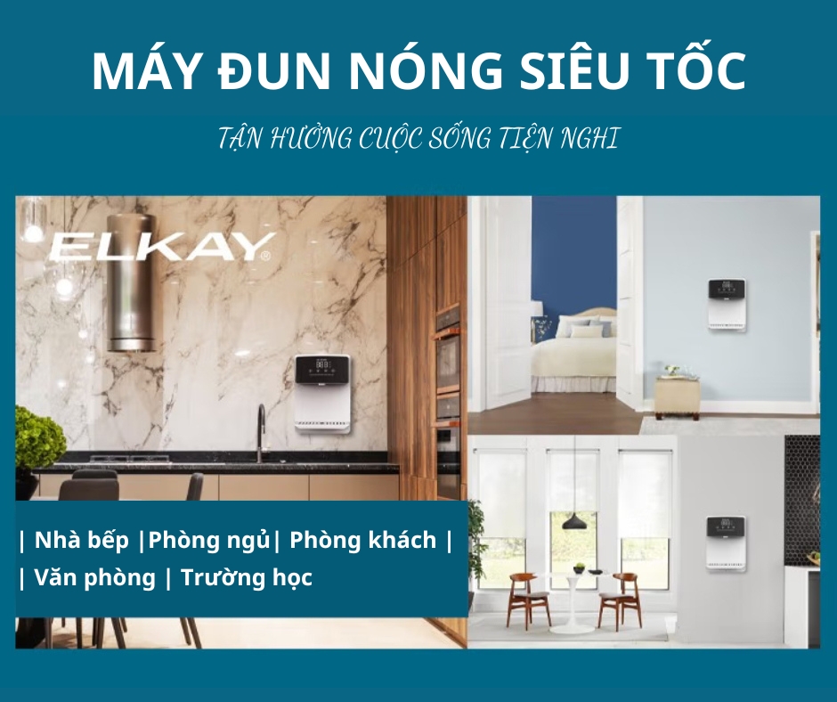 Máy đun nước nóng là gì? So sánh máy đun nước nóng và bình siêu tốc